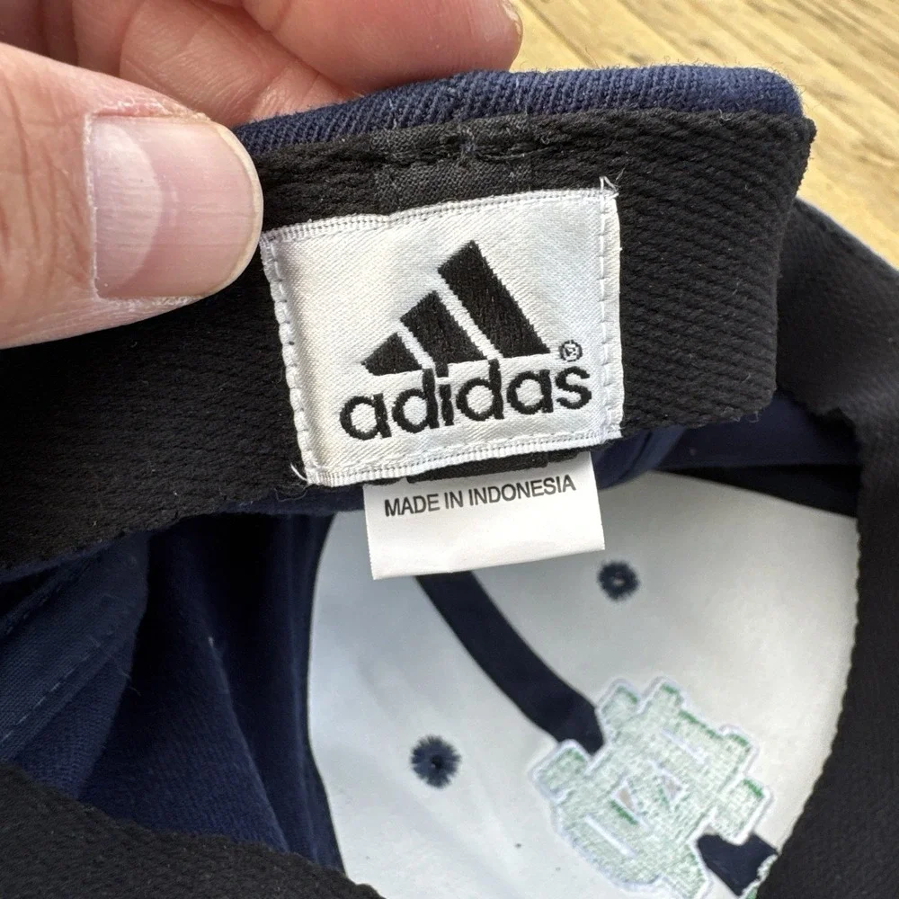 Notre Dame Hat Adidas Fighting Irish Flexfit XL NCAA Navy